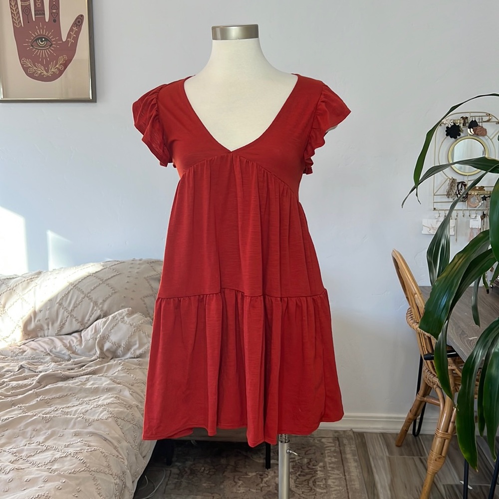 Forever 21- Red baby doll dress